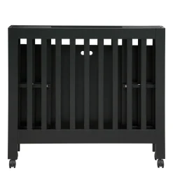 Outlet Origami Mini Crib - Black Finish Cribs & Mattresses|Cribs & Mattresses