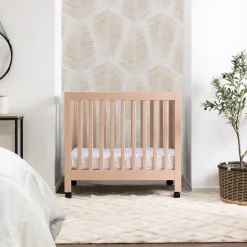 Cribs & Mattresses|Cribs & Mattresses>Babyletto Origami Mini Crib - Canyon