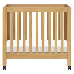 Cribs & Mattresses|Cribs & Mattresses>Babyletto Origami Mini Crib - Honey