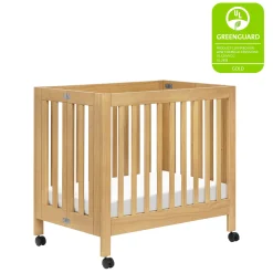 Cribs & Mattresses|Cribs & Mattresses>Babyletto Origami Mini Crib - Honey