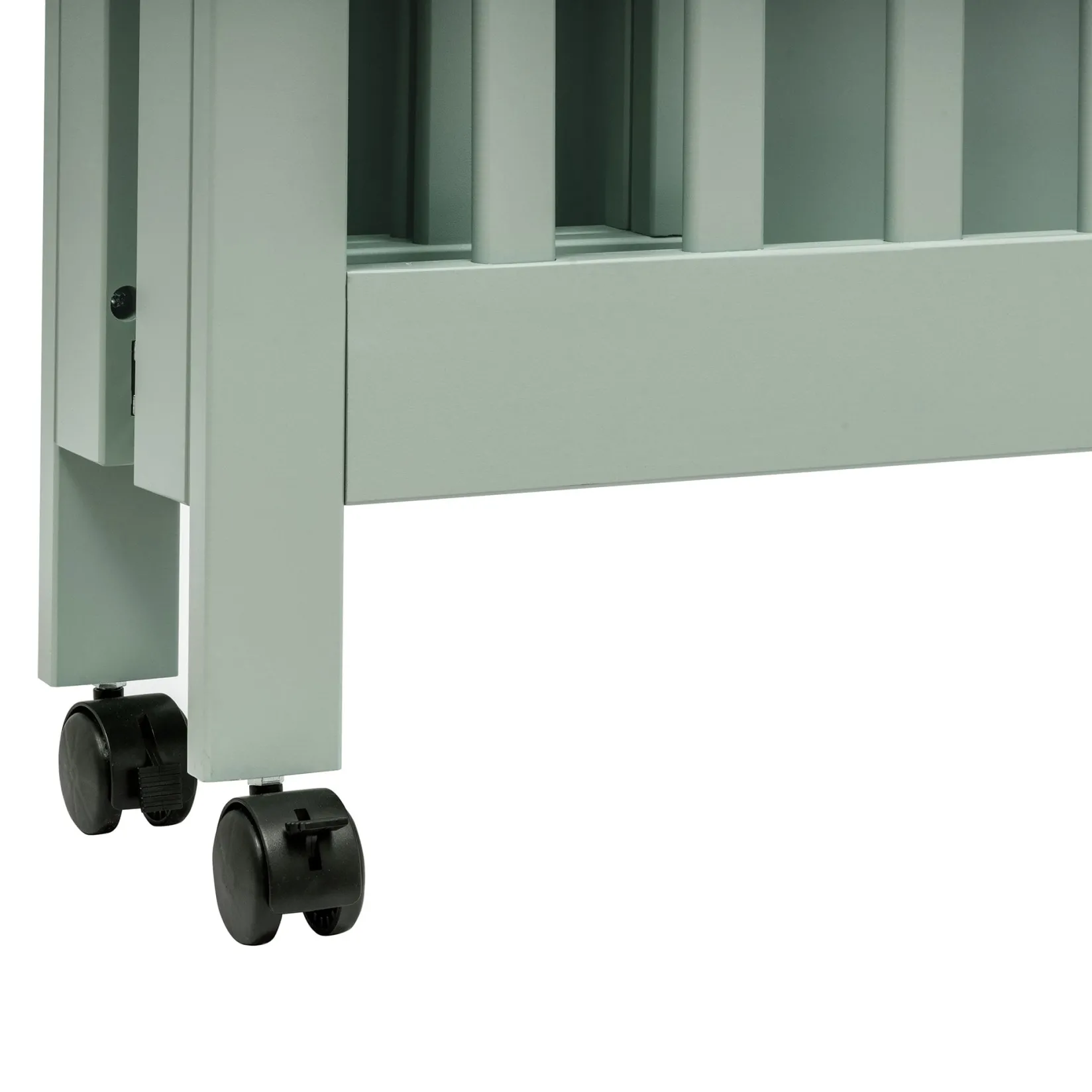 Cribs & Mattresses|Cribs & Mattresses>Babyletto Origami Mini Crib - Light Sage