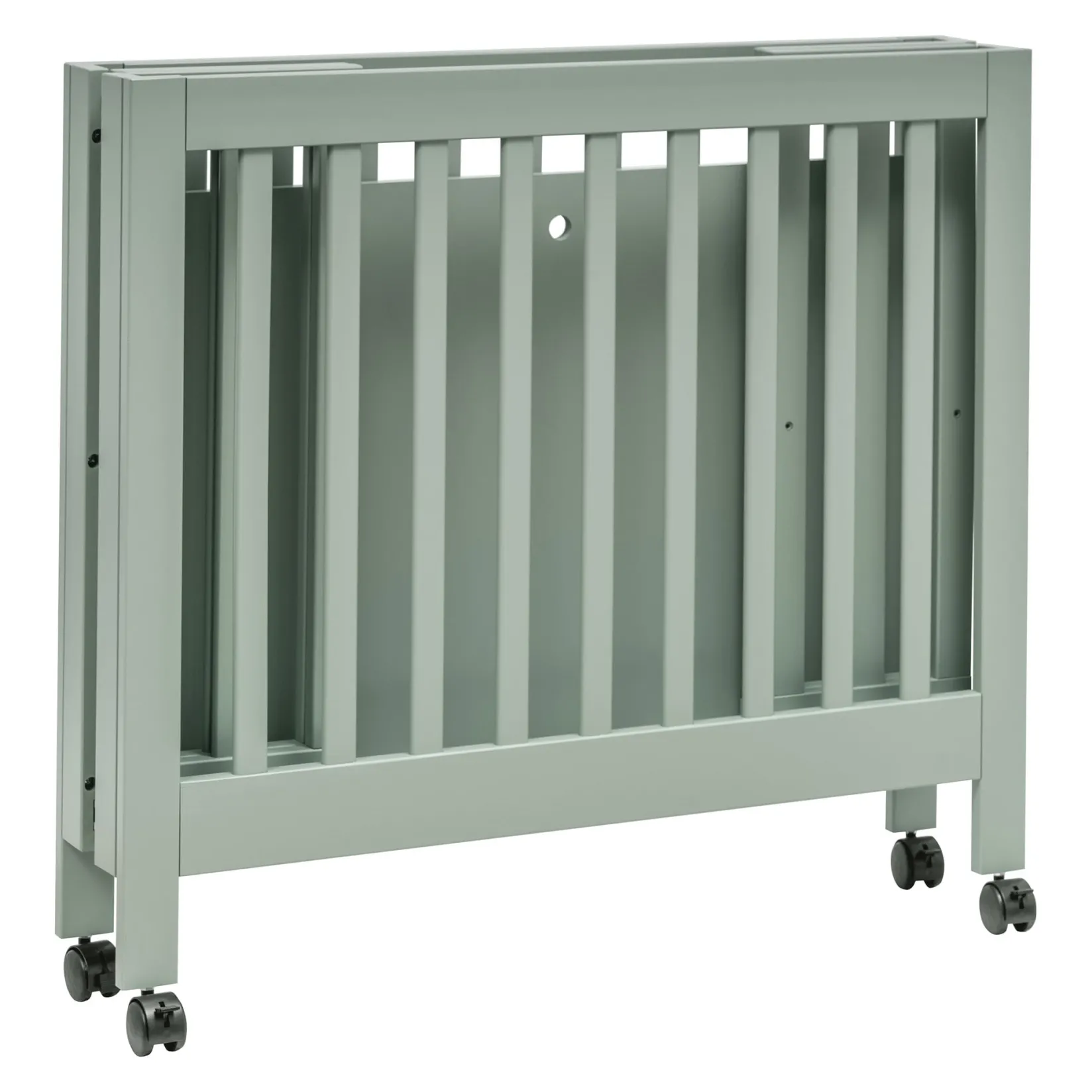 Cribs & Mattresses|Cribs & Mattresses>Babyletto Origami Mini Crib - Light Sage
