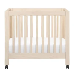 Origami Mini Crib - Washed Natural Cribs & Mattresses|Cribs & Mattresses