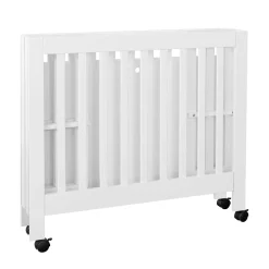 Clearance Origami Mini Crib - White Finish Cribs & Mattresses|Cribs & Mattresses