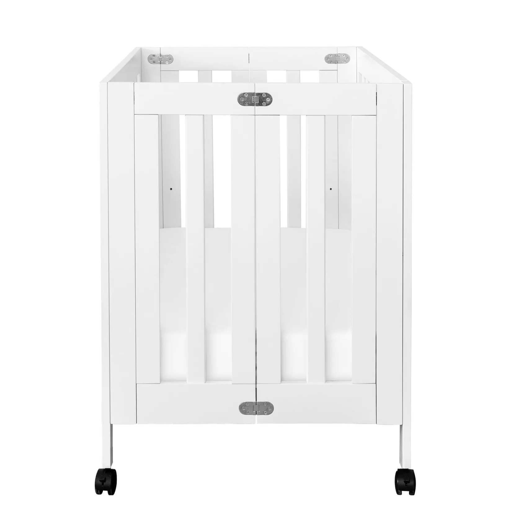 Clearance Origami Mini Crib - White Finish Cribs & Mattresses|Cribs & Mattresses