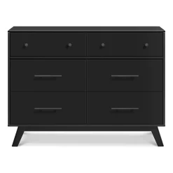 Storage Furniture>DaVinci Otto 6-Drawer Dresser - Ebony