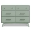 Storage Furniture>DaVinci Otto 6-Drawer Dresser- Sage