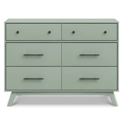 Storage Furniture>DaVinci Otto 6-Drawer Dresser- Sage