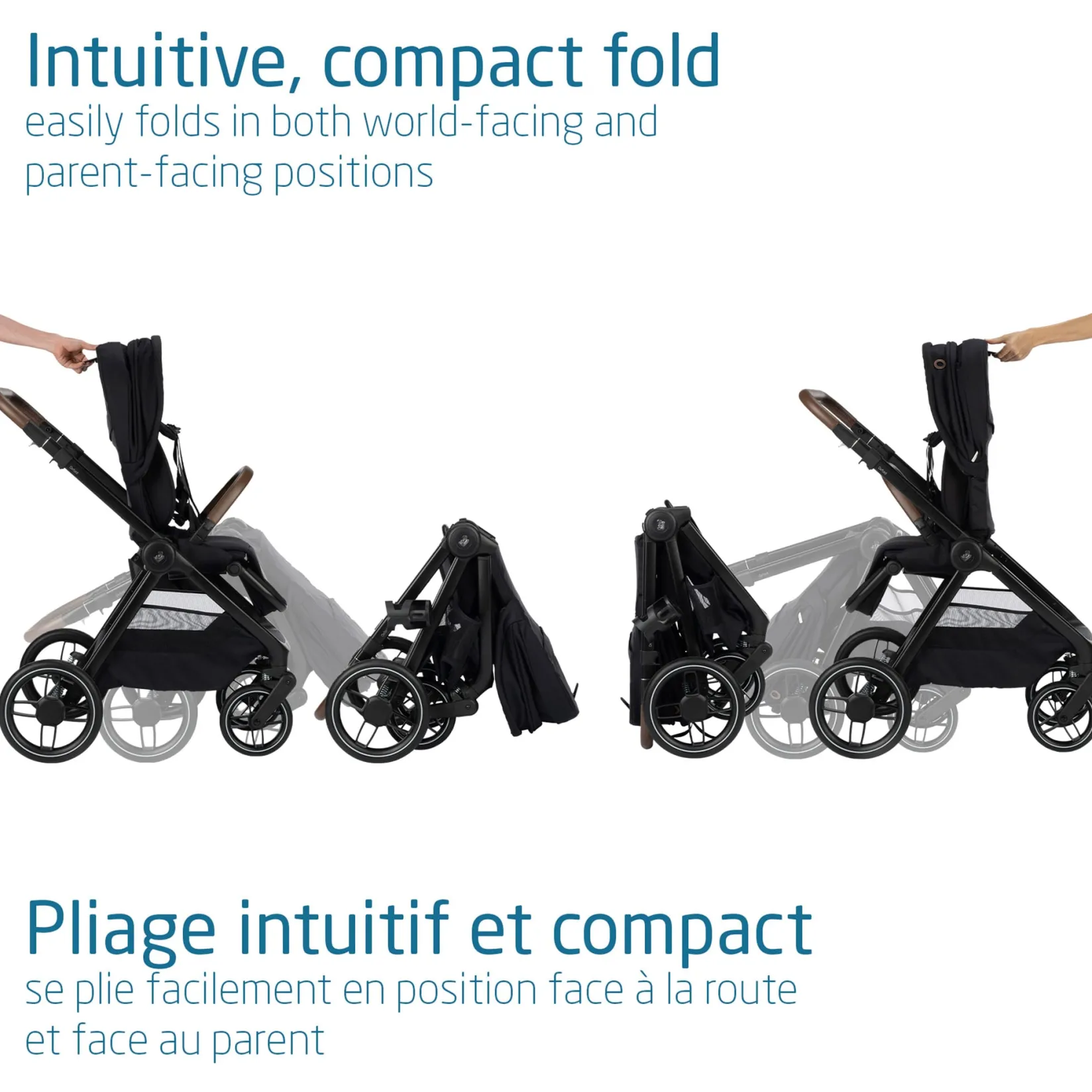 Strollers|Strollers & Trailers>Maxi-cosi Oxford Stroller - Essential Black