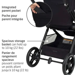 Outlet Oxford Stroller - Twillic Black Kids Strollers|Strollers & Trailers