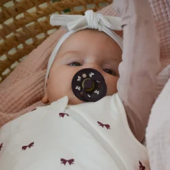 Sale Pacifier 6-18(2) - Bow (Size 2) Pacifiers & Clips|Pacifiers & Clips