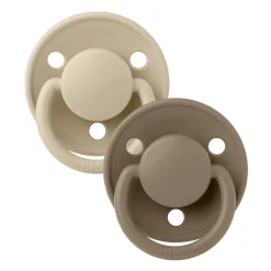Pacifiers & Clips|Pacifiers & Clips>Bibs Pacifier (2) De Lux 0-36mois - Vanille/Oat