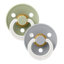 Pacifiers & Clips|Pacifiers & Clips>Bibs Pacifier (2) 0-6m - Glow Sage (Size 1)