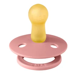 Pacifiers & Clips|Pacifiers & Clips>Bibs Pacifier 6-18m (2) - Dusty Pink/Elderberry (Size 2)