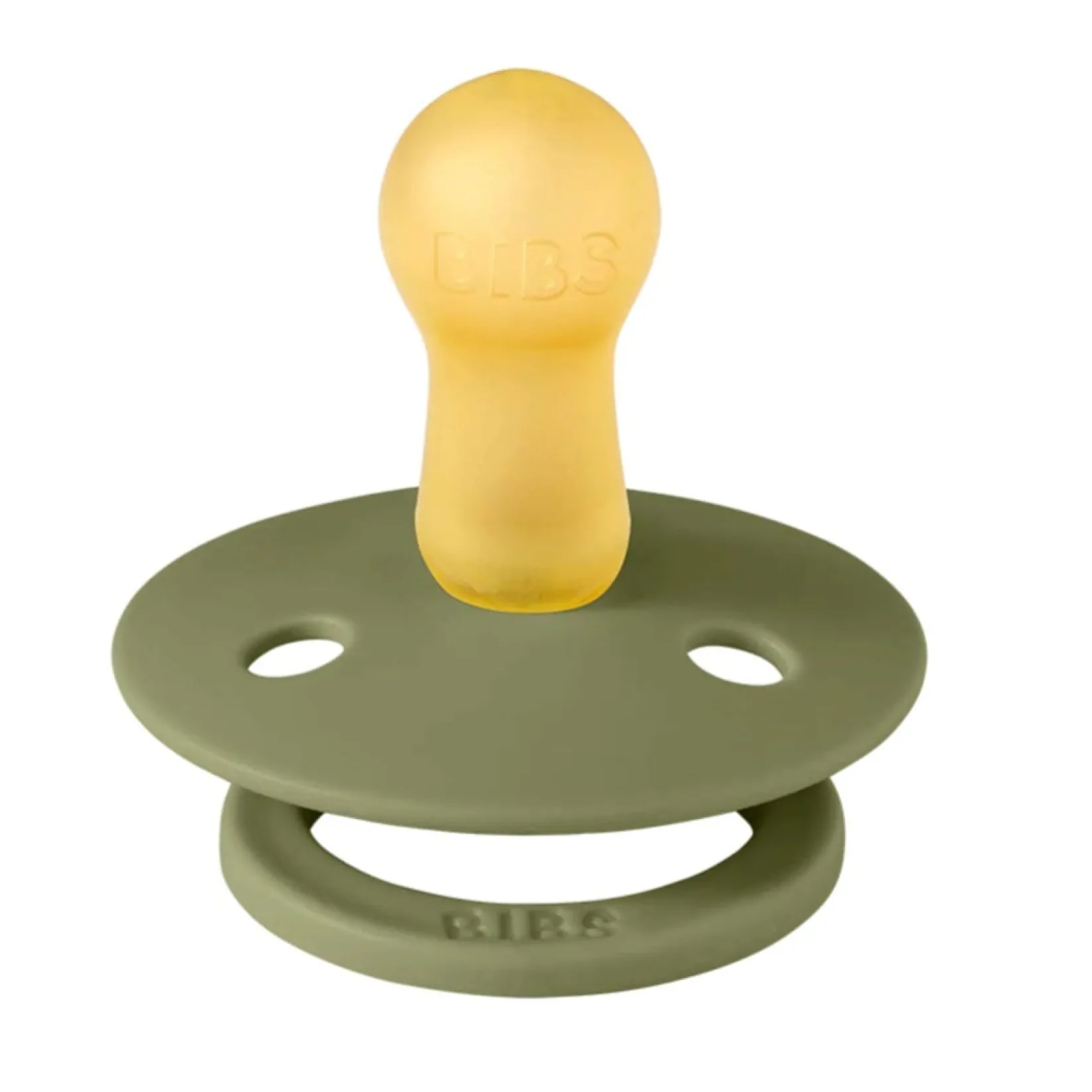 Pacifiers & Clips|Pacifiers & Clips>Bibs Pacifier 0-6m Set of 2 - Olive (Size 1)