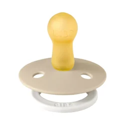 Pacifiers & Clips|Pacifiers & Clips>Bibs Pacifier 6-18m Set of 2 - Blush / Vanilla (Size 2)