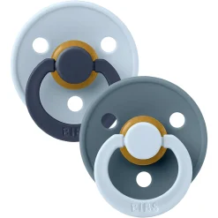 Pacifiers & Clips|Pacifiers & Clips>Bibs Pacifier 18-36m(2) -Fusion Blue (Size3)