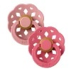 Online Pacifier Boheme (2) 6-18m - Dusty Pink/Coral (Size 2) Pacifiers & Clips|Pacifiers & Clips
