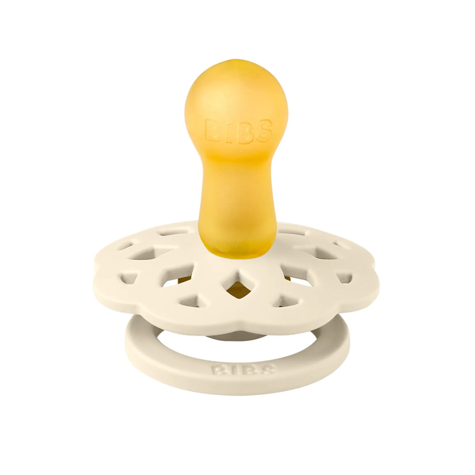 Pacifiers & Clips|Pacifiers & Clips>Bibs Pacifier Boheme (2) 6-18m - Ivory Pink (Size 2)