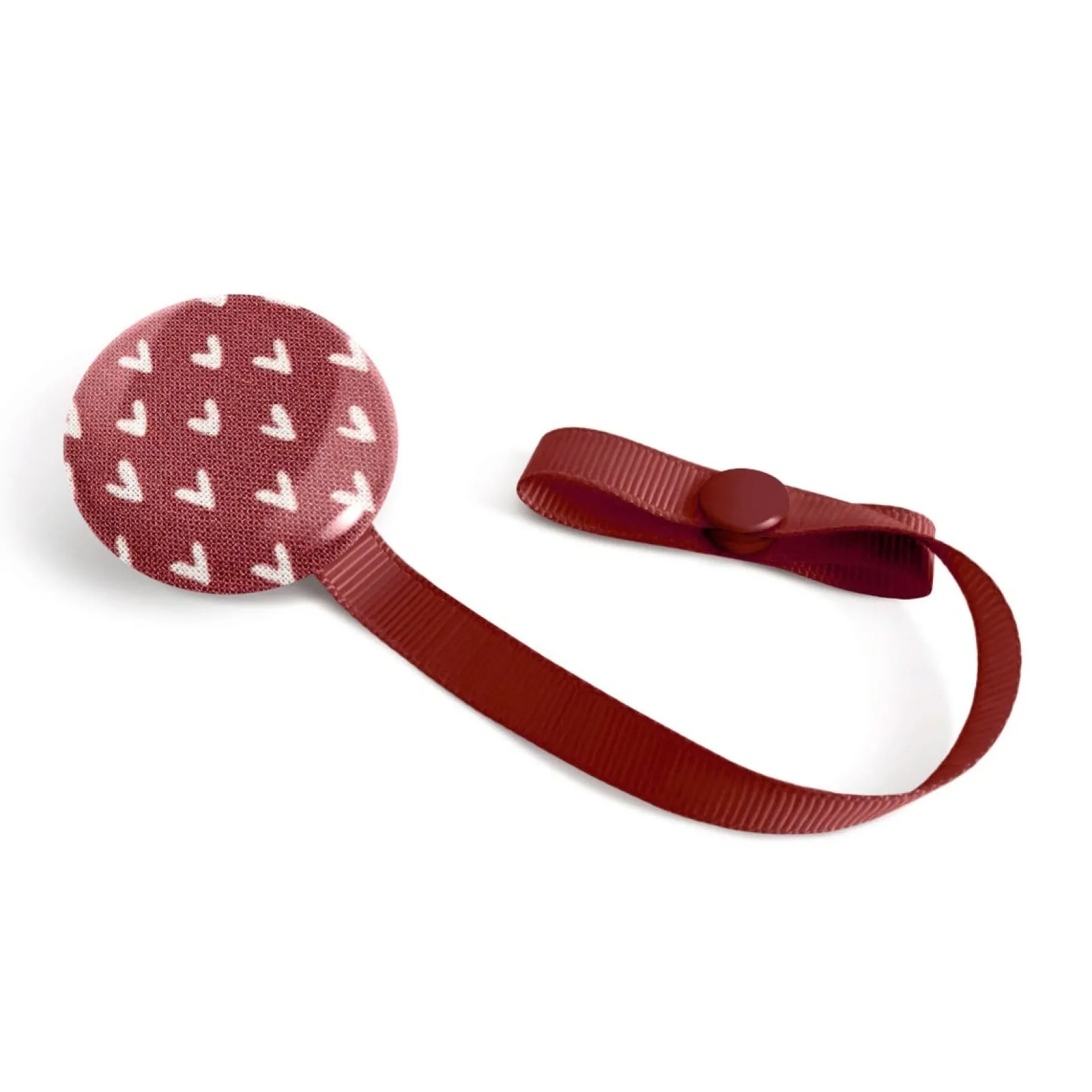 Pacifiers & Clips|Pacifiers & Clips>Loliko Pacifier Clip - Chocolate Heart
