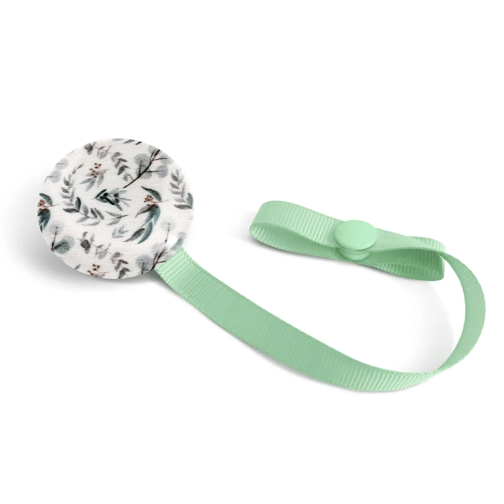 Pacifiers & Clips|Pacifiers & Clips>Loliko Pacifier Clip - Eucalyptus