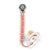 Pacifiers & Clips|Pacifiers & Clips>Bulle Pacifier Clip - Inox Blush