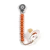 Pacifiers & Clips|Pacifiers & Clips>Bulle Pacifier Clip - Inox Cinnamon