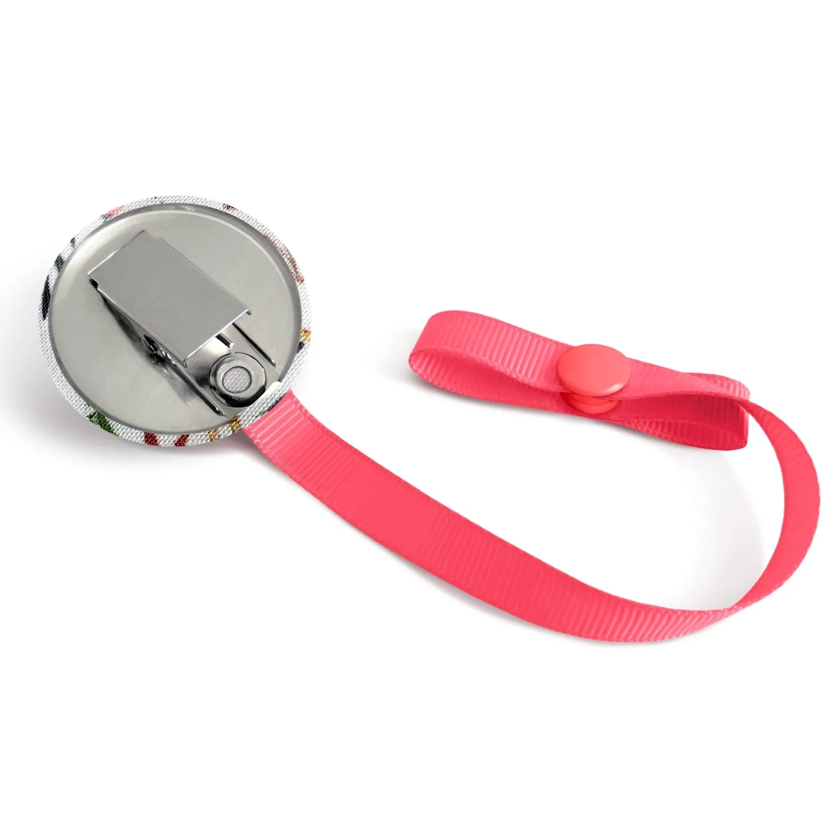 Pacifiers & Clips|Pacifiers & Clips>Loliko Pacifier Clip - Pink Deer