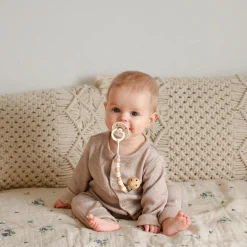 Pacifiers & Clips|Pacifiers & Clips>Bulle Pacifier Clip Era - Off White