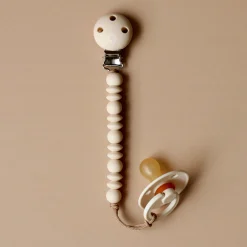Sale Pacifier Clip Halo - Off White Pacifiers & Clips|Pacifiers & Clips