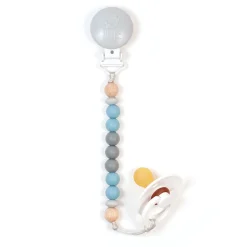 Hot Pacifier Clip Ora - Grey Blue Pacifiers & Clips|Pacifiers & Clips