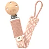Pacifiers & Clips|Pacifiers & Clips>Bibs Pacifier Clip Paci Braid - Blush Ivory