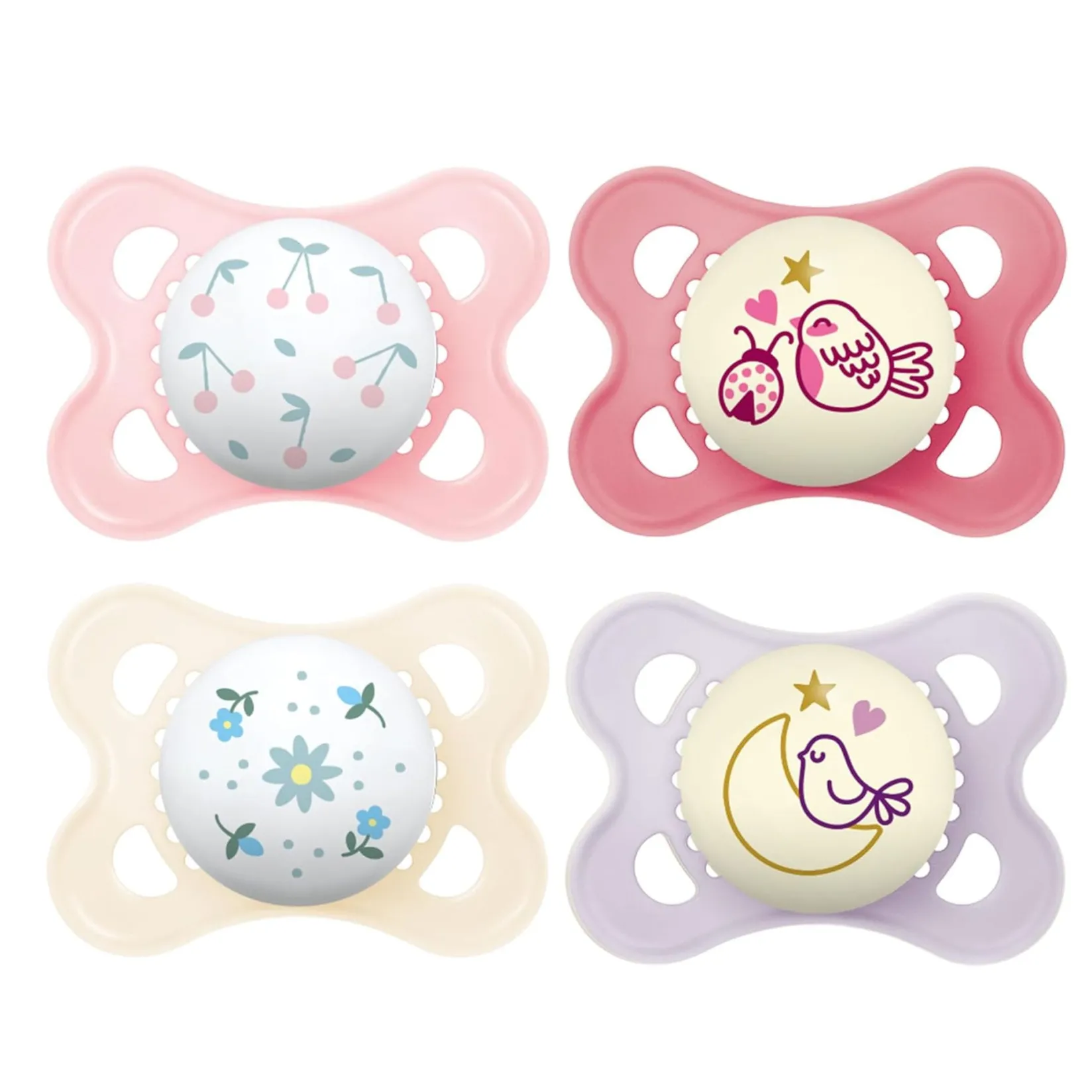 Pacifiers & Clips|Pacifiers & Clips>Mam Baby Pacifiers Day & Night(4) 0-6m