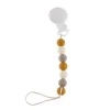 Pacifiers & Clips|Pacifiers & Clips>Bulle Pacifier-suce Yellow Taupe Ivo