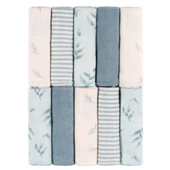 Best Pack Washcloths (10) Leaves Kids Towels & Wipes|Towels & Wipes