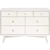 Storage Furniture>Babyletto Palma 7-Drawer Double Dresser - Warm White