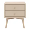 Nightstands>Babyletto Palma Nightstand with USB Port Assembled - Taupe