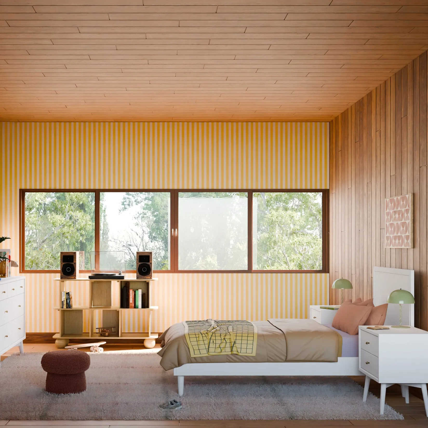 Twin, Full & Queen Beds>Babyletto Palma Twin Bed - White