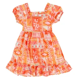 Dresses & Rompers>Rip Curl Paradise Club Woven Dress 8-14 Pink