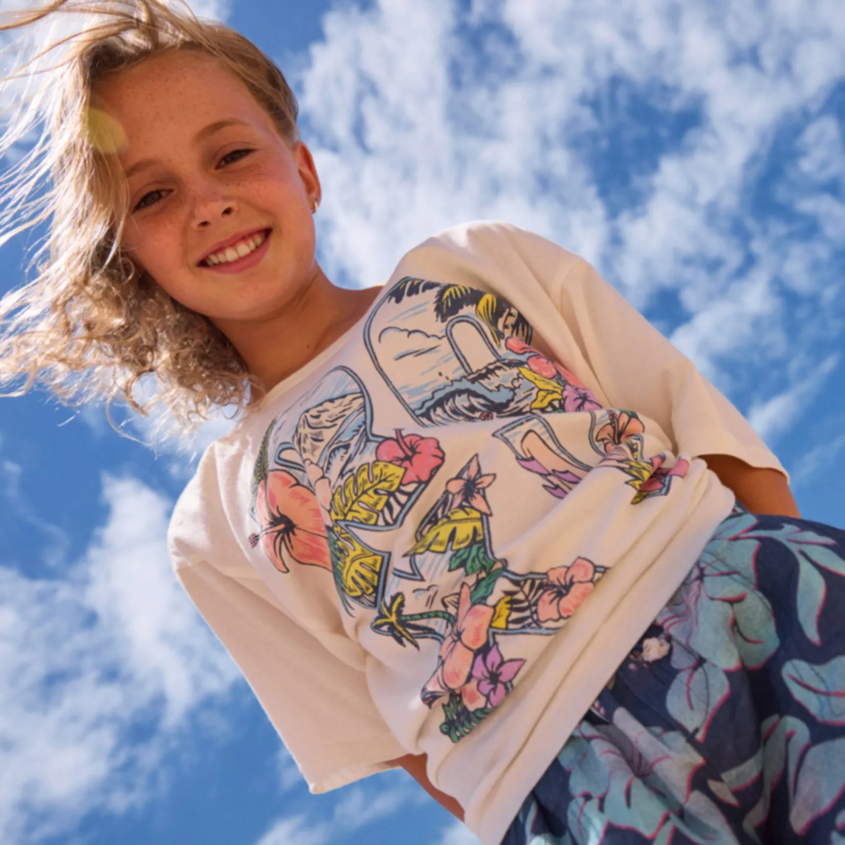 Tops>Roxy Paradisus T-shirt 7-16 White