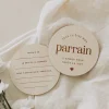 Baby Memories|Baby Memories>Le petit Tableau Noir Pastilles en Bois - Parrain