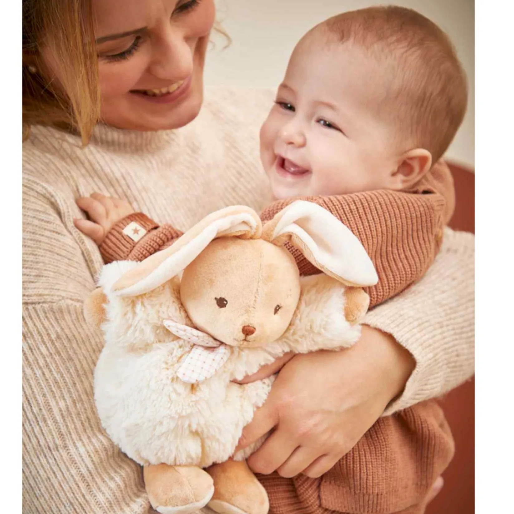 Hot Patapouf Cream Rabbit Soft Toy Plush Toys