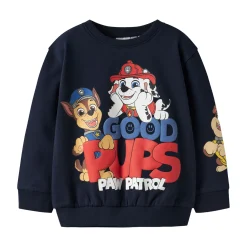 Fleeces And Sweatshirts|Tops>Name It Paw Patrol Sweatshirt 2-6y Marine