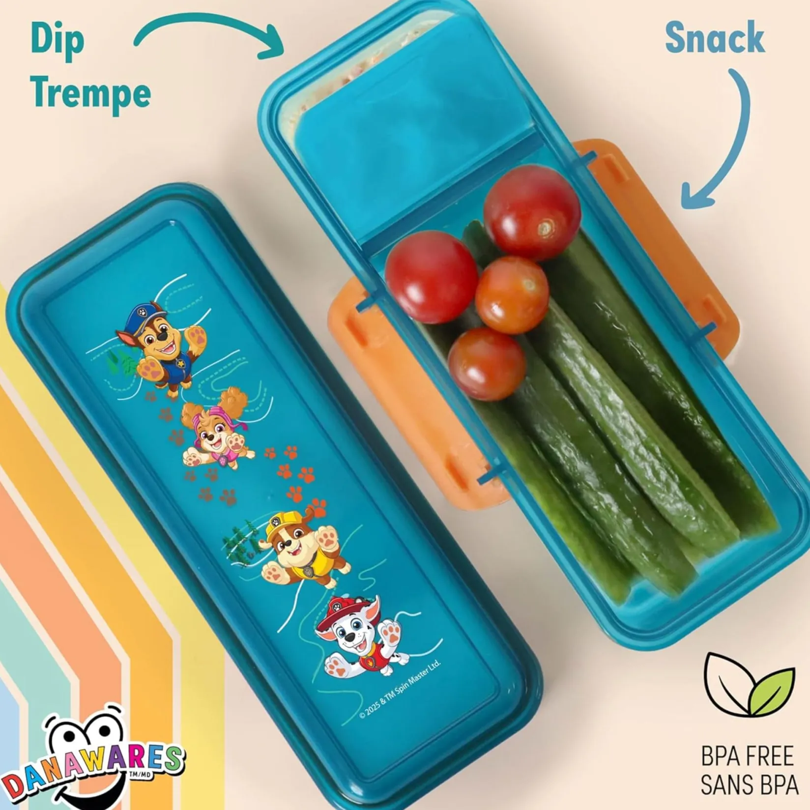 Snack Bags & Containers|Tableware>Danawares PawPatrol Snack Container Dip