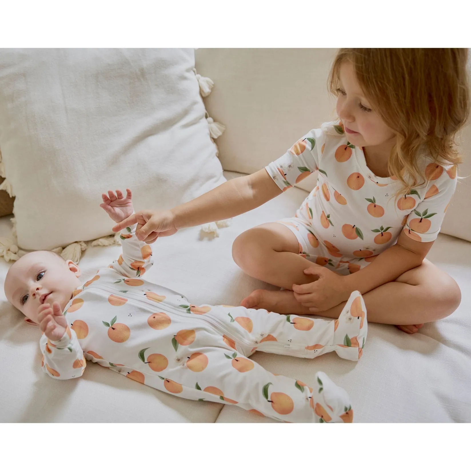 Peaches Pajamas 2-6x Kids Pajamas & Bathrobes