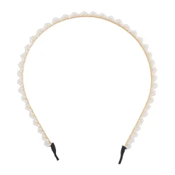 Fashion Accessories>Creamie Pearl Headband Ivory