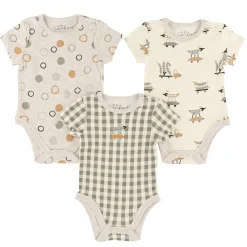 Bodysuits>Bebe Confort Peas 3 Pieces Bodysuit Set 0-30m Beige