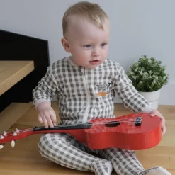 Outlet Peas Gingham Pajamas 0-30m BOY Pajamas|Pajamas