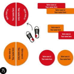 Best Peel And Stick Name Labels Mini - Red Kids Personalized Name Labels|Personalized Name Labels