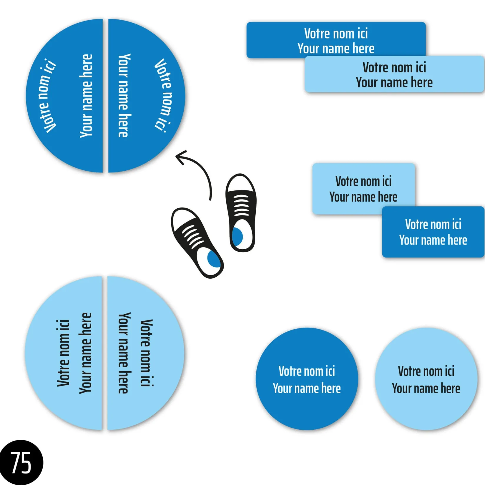 Best Peel And Stick Name Labels Mini - Blue Kids Personalized Name Labels|Personalized Name Labels